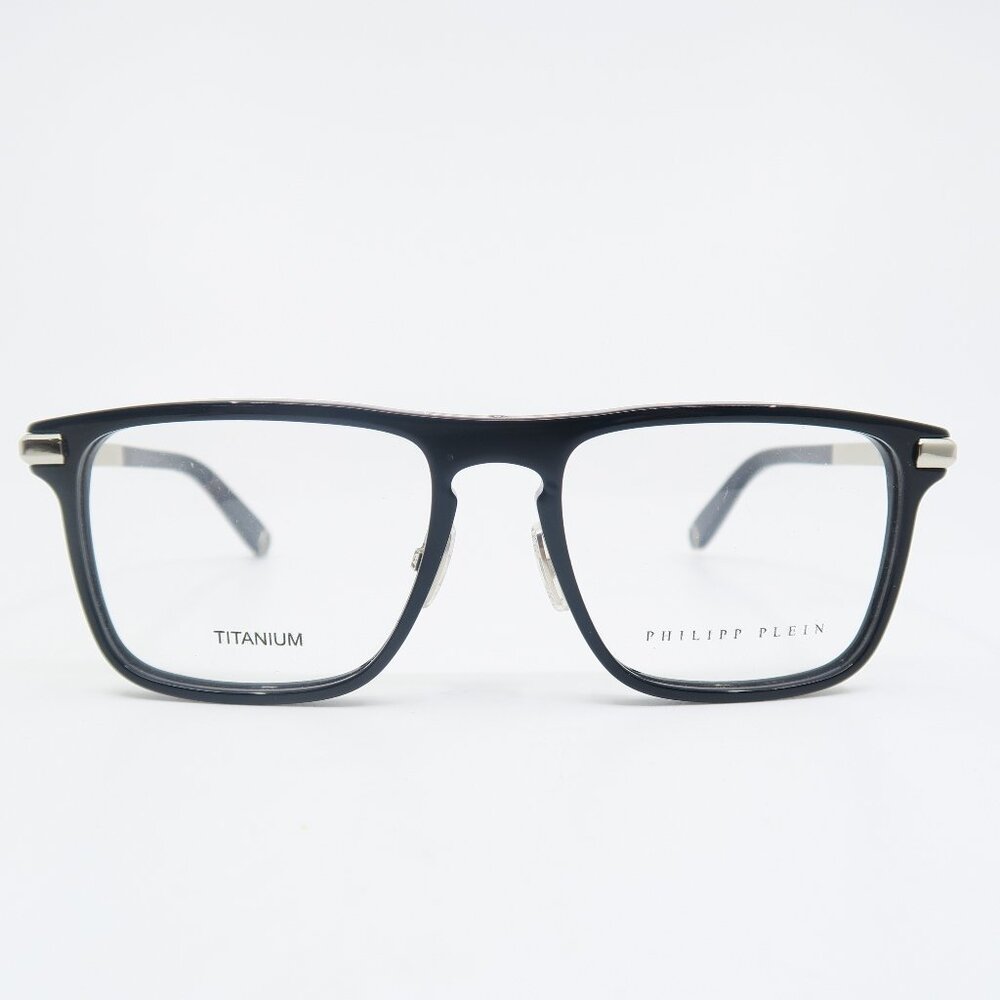 Philipp Plein FIRST LOVE VPP019 Col.O700 Black Titanium New Eyeglasses Frames.
